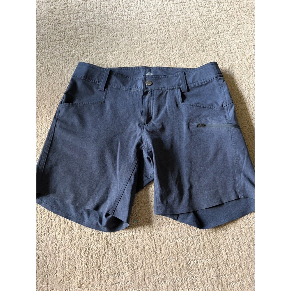 Club Ride Adjustable Eden Shorts Womens Sz S Navy Nylon Cycling 7" Inseam